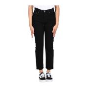 Rechte spijkerbroek Levi's , Black , Dames