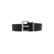 Riem met logo Saint Laurent , Black , Heren