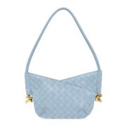 Solstice Mini Schoudertas Bottega Veneta , Blue , Dames