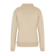 Winter Wol Turtleneck Sweater Armani Exchange , Beige , Heren