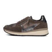 Bruine Lage Top Sneakers 307 Gabor , Brown , Dames