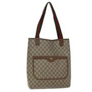 Pre-owned Leather totes Gucci Vintage , Brown , Dames