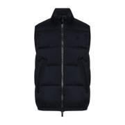 Vest Fedare Moncler , Black , Heren