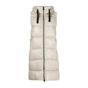 Iria Lange Puffer Gilet Save The Duck , Beige , Dames