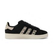 Luipaardprint Sneakers Adidas , Black , Dames