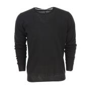 Ronde Hals Trui Paolo Pecora , Black , Heren