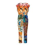 Stijlvolle Jumpsuit voor Vrouwen Desigual , Multicolor , Dames