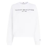 Optic White Sweatshirt Tommy Hilfiger , White , Dames