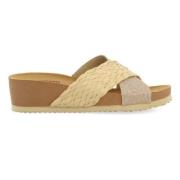 Platte Sandalen Gioseppo , Beige , Dames