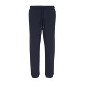 Blauwe Sweatpants met Trekkoord Taille Armani Exchange , Blue , Heren