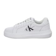 Lage Sneakers Calvin Klein Jeans , White , Dames