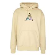 Triple Triangle Hoodie HUF , Beige , Dames