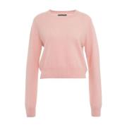 Roze Gebreide Trui Aw24 Crush , Pink , Dames