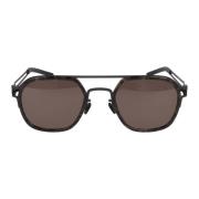 Moderne Minimalistische Zonnebril Leeland Mykita , Black , Unisex