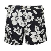 Zwarte Polyamide Shorts Ss22 Tom Ford , Black , Heren