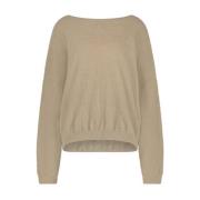 Matilde Pullover Zacht Nukus , Beige , Dames