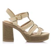 NEW 67 Sandalen met hak Mustang , Beige , Dames