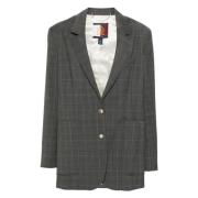 Heather Club Blazer Tommy Hilfiger , Gray , Dames