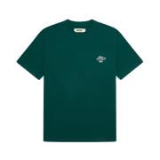 Ronde Hals Baine Eat Tee Woodbird , Green , Heren