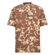 Oversized Camo T-Shirt Calvin Klein , Multicolor , Heren