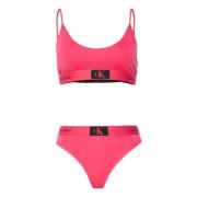 Unline Bra Set Bikini Calvin Klein , Pink , Dames