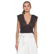 Mouwloze Top Kocca , Brown , Dames