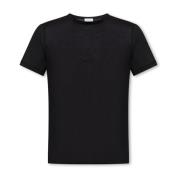 Katoenen T-shirt Saint Laurent , Black , Heren