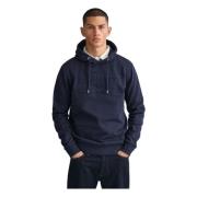 Hoodie Hoodie Gant , Blue , Heren