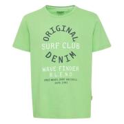 T-shirt Blend , Green , Heren