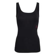 Twin Vest Tank Top Hugo Boss , Black , Dames