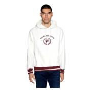 Chick Raglan Hoodie Hoodie Fila , White , Heren