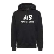 Hoodie New Balance , Black , Heren