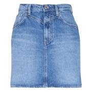 Denim Skirts Pepe Jeans , Blue , Dames