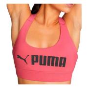 Mid Impact Fit Bra Top Puma , Pink , Dames