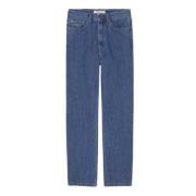 HR Straight Ankle Lange broek Tommy Hilfiger , Blue , Dames