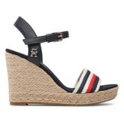 Plateau Sandalen Tommy Hilfiger , Blue , Dames