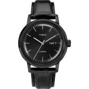 Marlin Automatic Leren Horloge Timex , Black , Heren