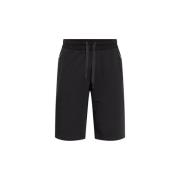 Zwarte Katoenen Logo Elastische Taille Shorts Dolce & Gabbana , Black ...