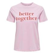 T-shirt Only , Pink , Dames