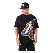 Los Angeles Lakers T-shirt New Era , Black , Heren