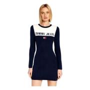 Jurk Tommy Jeans , Blue , Dames