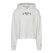 Hoodies Tommy Jeans , White , Dames