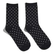 Sebby Glitter Socks Pieces , Black , Dames