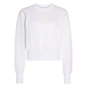 Hoodie Calvin Klein Jeans , White , Dames