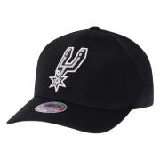 SAN Antonio Spurs Cap Mitchell & Ness , Black , Unisex