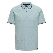 T-shirt Only & Sons , Blue , Heren