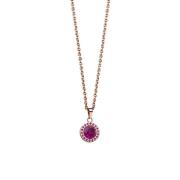 Arctic Symphony Rosé Goud Ketting Bering , Purple , Dames