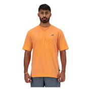 Relaxed Logo T-shirt New Balance , Orange , Heren