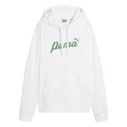 Ess+ Script Hoodie Puma , White , Dames