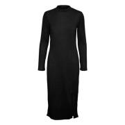 Jurk met lange mouwen tot de kuit Vero Moda , Black , Dames